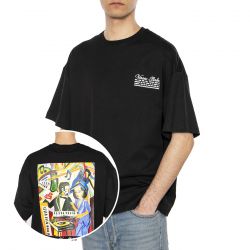 VERTERE BERLIN-20s T-Shirt Black - Maglietta Girocollo Uomo Nera