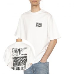VERTERE BERLIN-Ancient T-Shirt White - Maglietta Girocollo Uomo Bianca