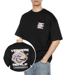 VERTERE BERLIN-Hypno T-Shirt Black - Maglietta Girocollo Uomo Nera