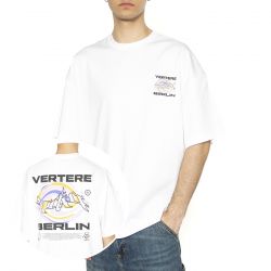 VERTERE BERLIN-Hypno T-Shirt White - Maglietta Girocollo Uomo Bianca