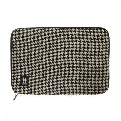 WALK ON WATER-LTS Dog Tooth Black / White 13.3 Cover - Cover Portacomputer Multicolore-NEO 044 78 133