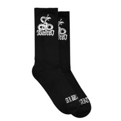 WASTED PARIS-Atrax Socks Black - Calzini Neri