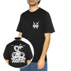 WASTED PARIS-Atrax T-Shirt Black - Maglietta Girocollo Uomo Nera