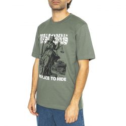 WASTED PARIS-Sacrifice T-shirt Lichen Green - Maglietta Girocollo Uomo Verde