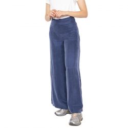 WILD PONY-Pantalón largo ancho azul marino - Pantaloni Donna Blu