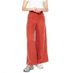 WILD PONY-Pantalón largo ancho marrón - Pantaloni Donna Rossi