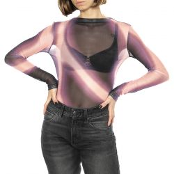 WILD PONY-Top malla estampado Boreal - Top Donna Multicolore
