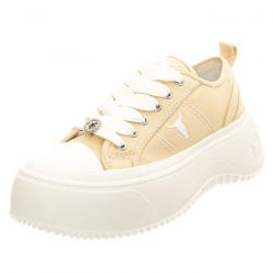 Windsor Smith-Intentions Sand / White Canvas / Brave White - Scarpe Donna Beige
