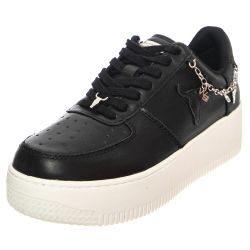 Windsor Smith-W' Roses Black / Silver / White Shoes