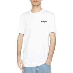 WRANGLER-2-Pack Sign Off Tee White / Blue - Set Composto da Maglietta Girocollo Uomo Bianca + Maglietta Girocollo Uomo Blu