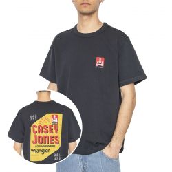 WRANGLER-CJ Graphic Tee Dark Navy - Maglietta Girocollo Uomo Blu