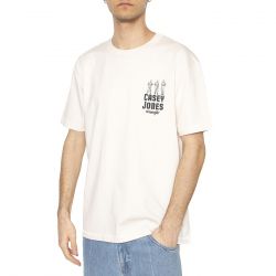 WRANGLER-CJ Graphic Tee Vintage White - Maglietta Girocollo Uomo Bianca