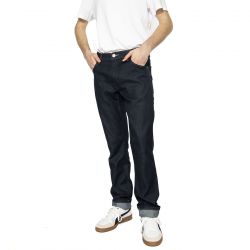 WRANGLER-Greensboro Moonlight Rinse Blue - Pantaloni Denim Jeans Uomo Blu