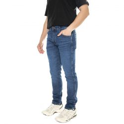 WRANGLER-Larston Harvey - Pantaloni Denim Jeans Uomo Blu