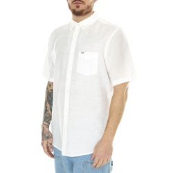 WRANGLER-SS 1 Pocket Shirt Worn White
