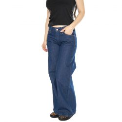 WRANGLER-World Wide Magnetic Pull - Pantaloni Denim Jeans Donna Blu