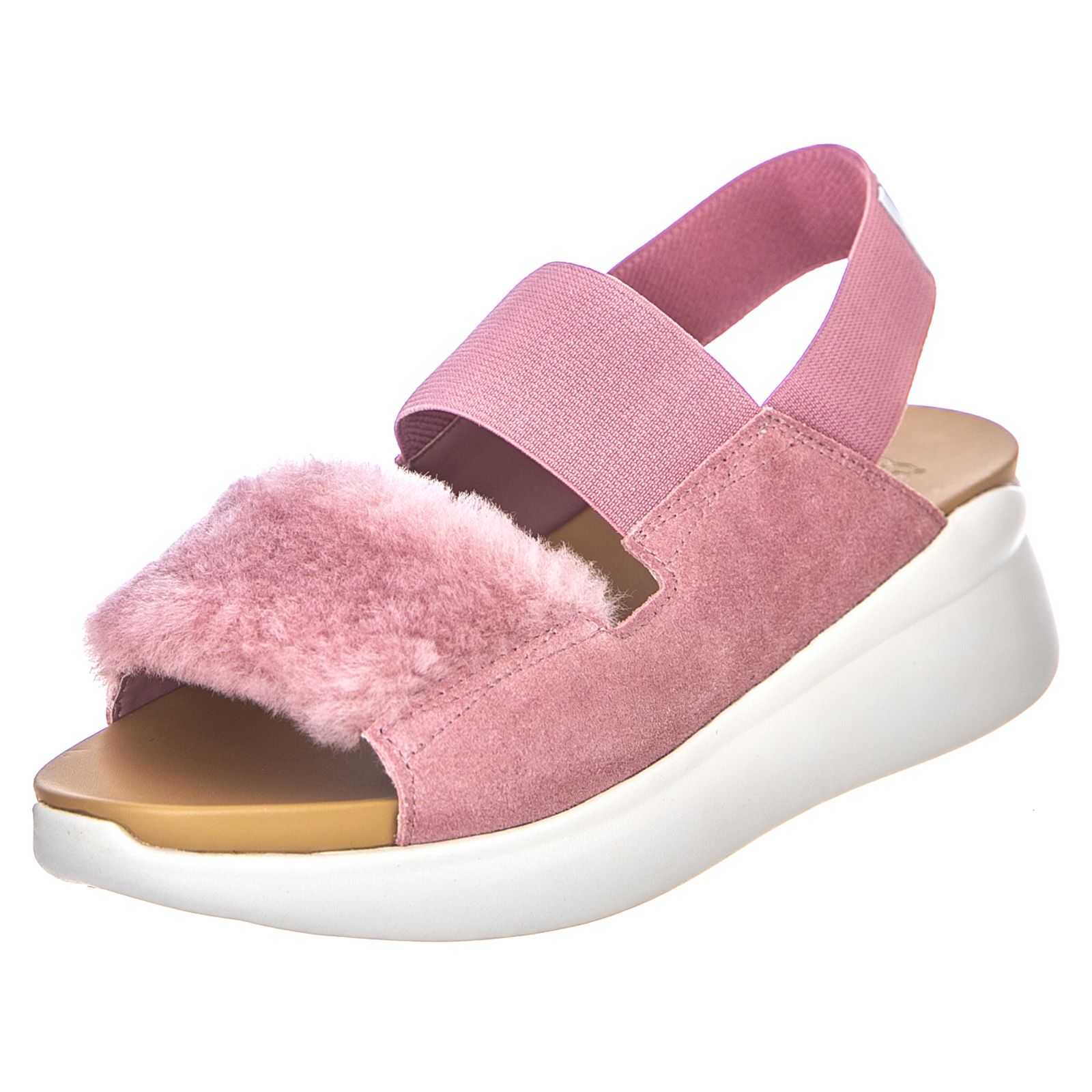 UGG Women's Oh Fluffita Curly Sheepskin Slippers - Pink Scallop | Worldwide  Delivery | Allsole