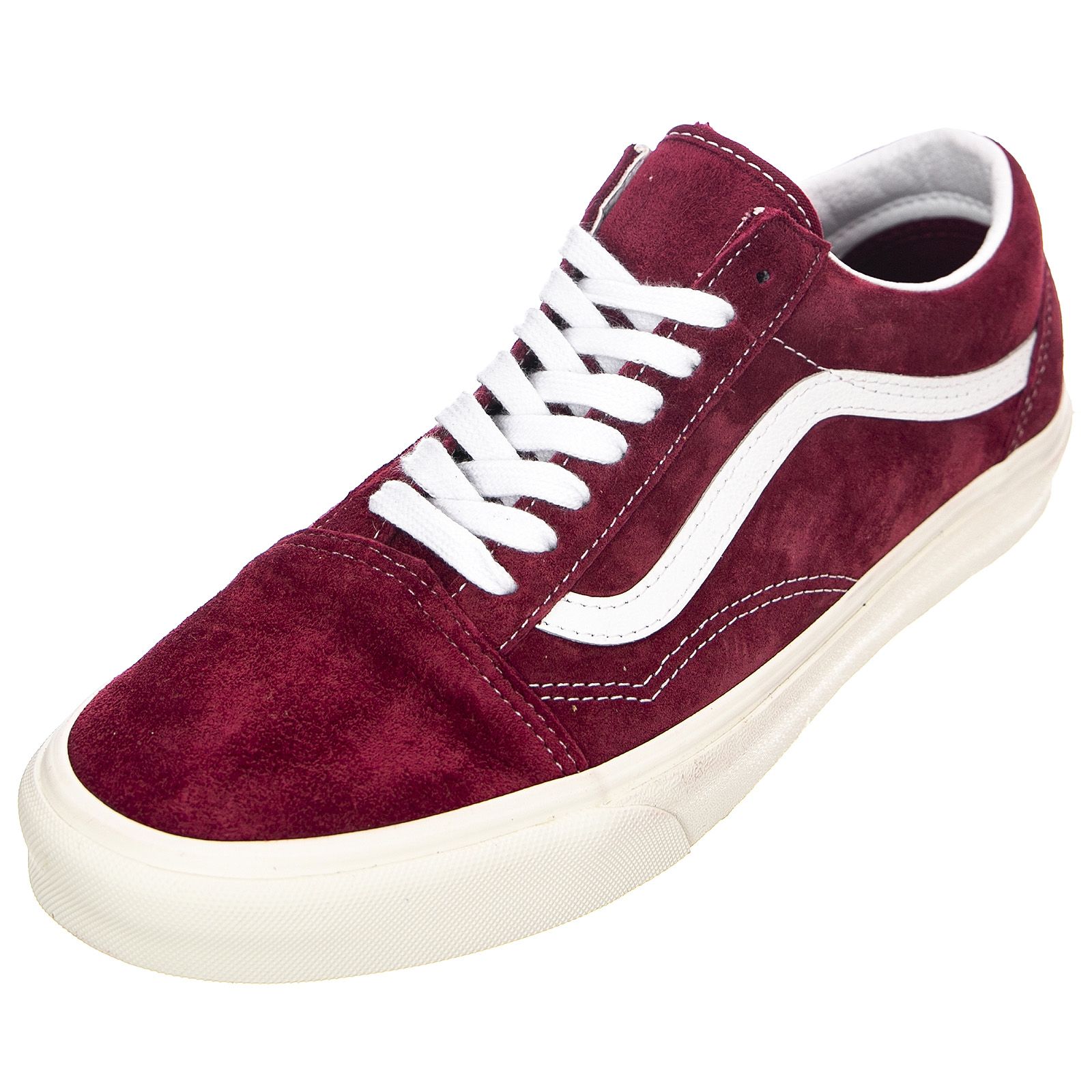 Vans UA Old Pomegranate Law-Profile Buy Sh Lace-Up Pig on / Suede Snow | Skool White