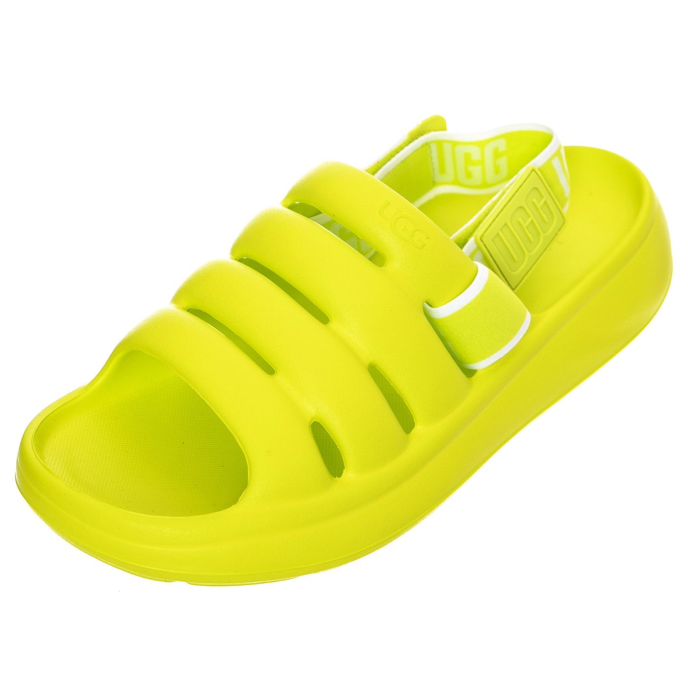 Pastel yellow platform-ish UGG Slippers 🍋 Size: 6 in... - Depop