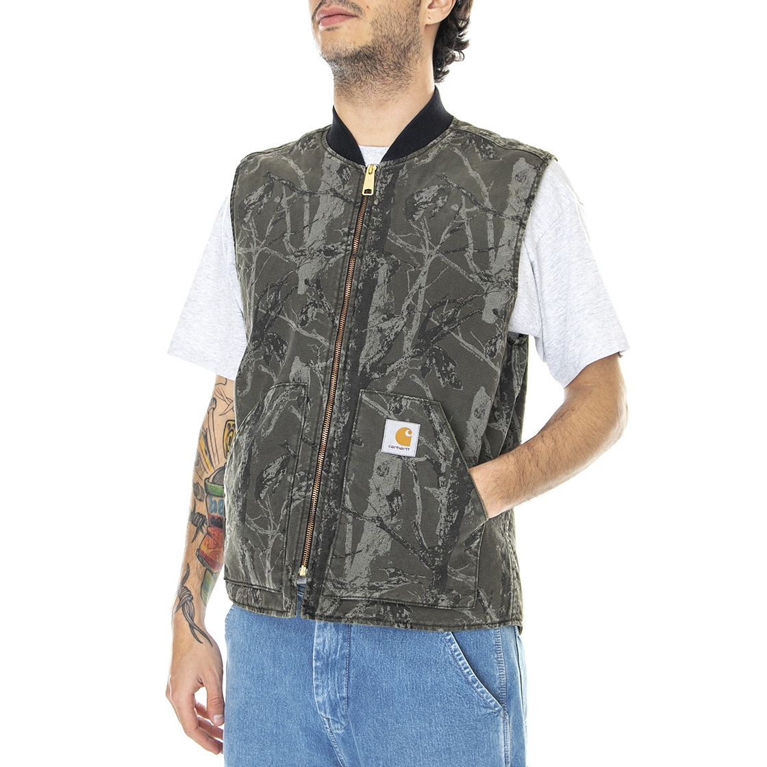 CARHARTT WIP Classic Vest CAMO TREEGREEN - ダウンベスト