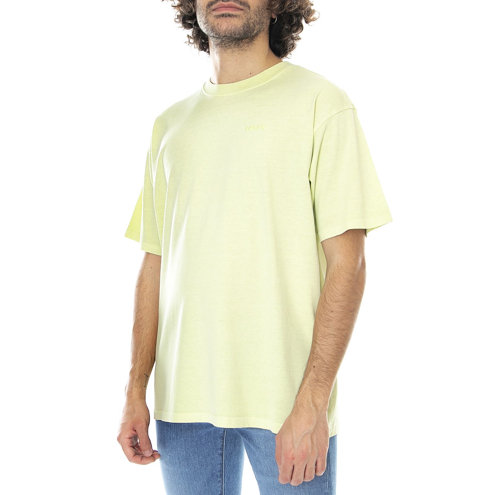 Levis Mens Vintage Shadow Lime T-Shirt | Buy on Londonstore.it