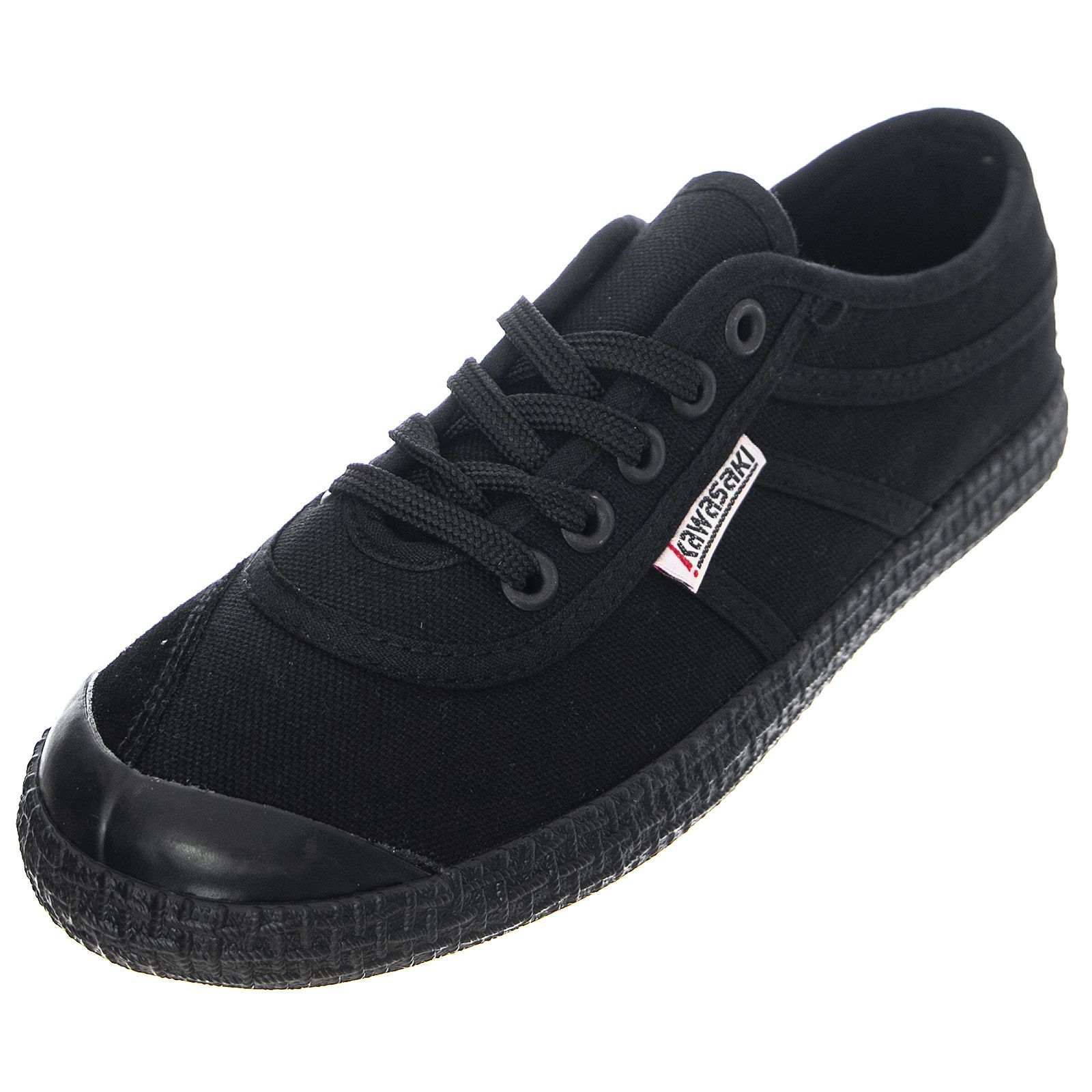 Kawasaki Unisex Solid 192495 Black Lace-Up Shoes | Buy Londonstore.it
