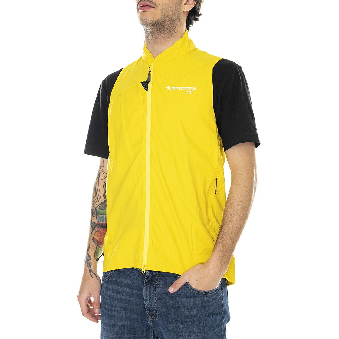 Mens Nal Vest Yellow Sulphur Vest Jacket