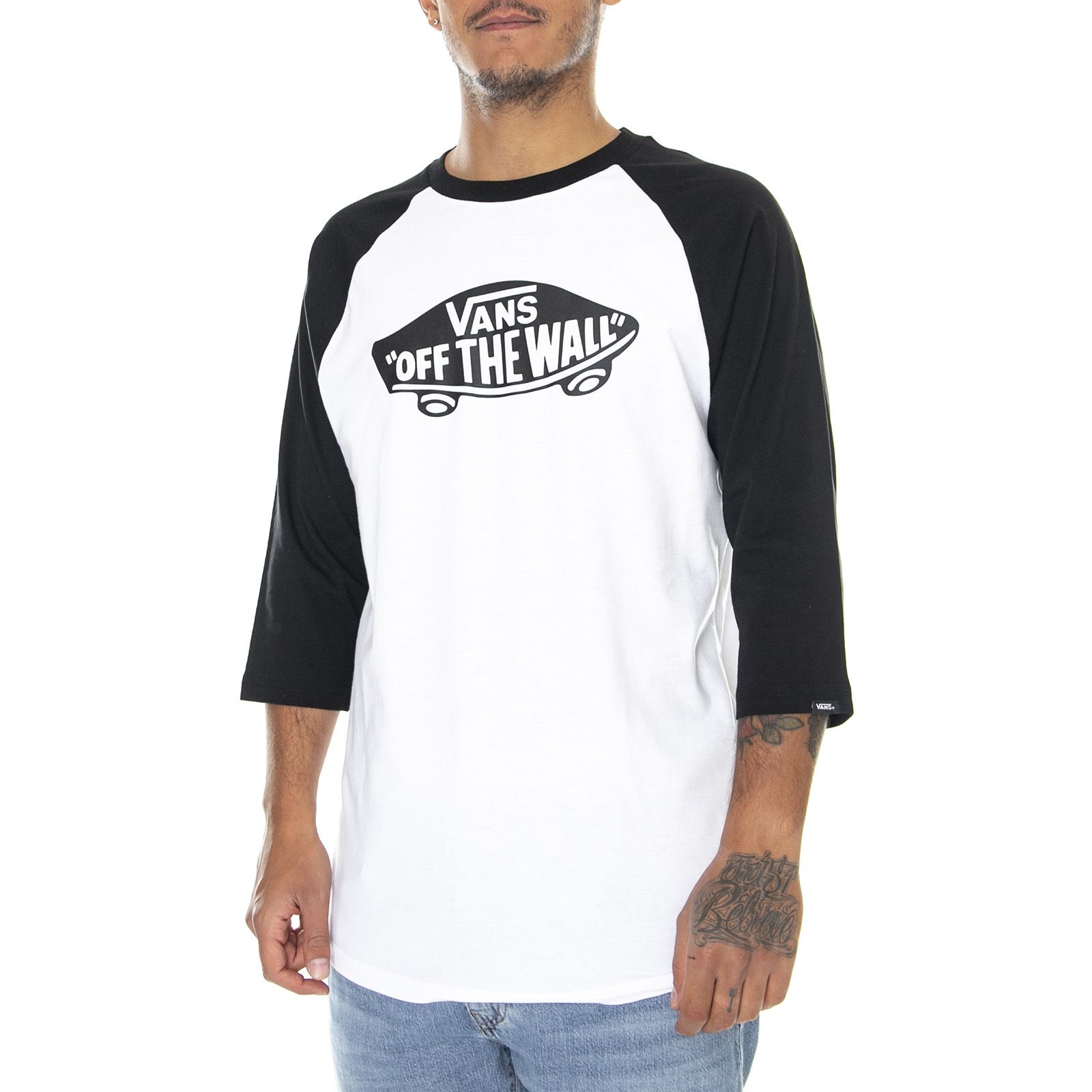 Magliette vans bianca e nera store