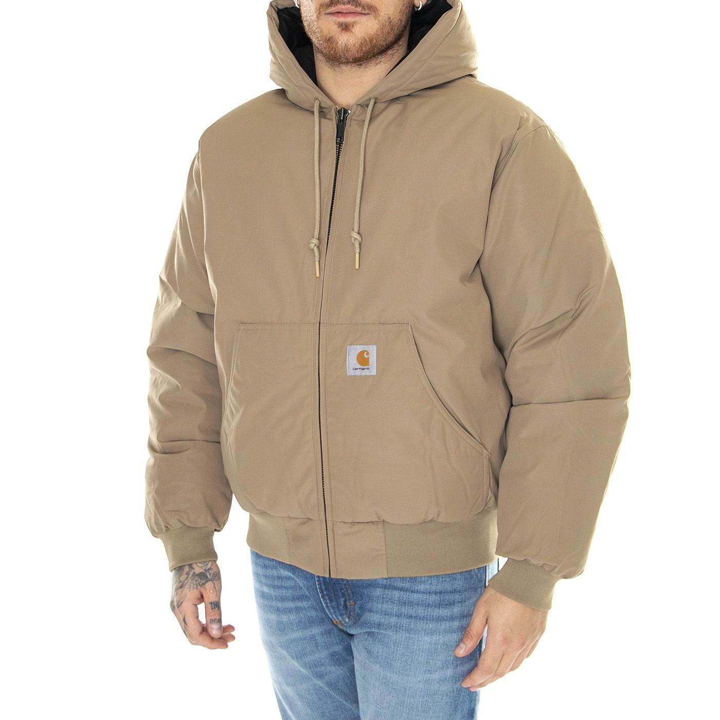 Active Cold Jacket Leather - Giacca Invernale Uomo Beige