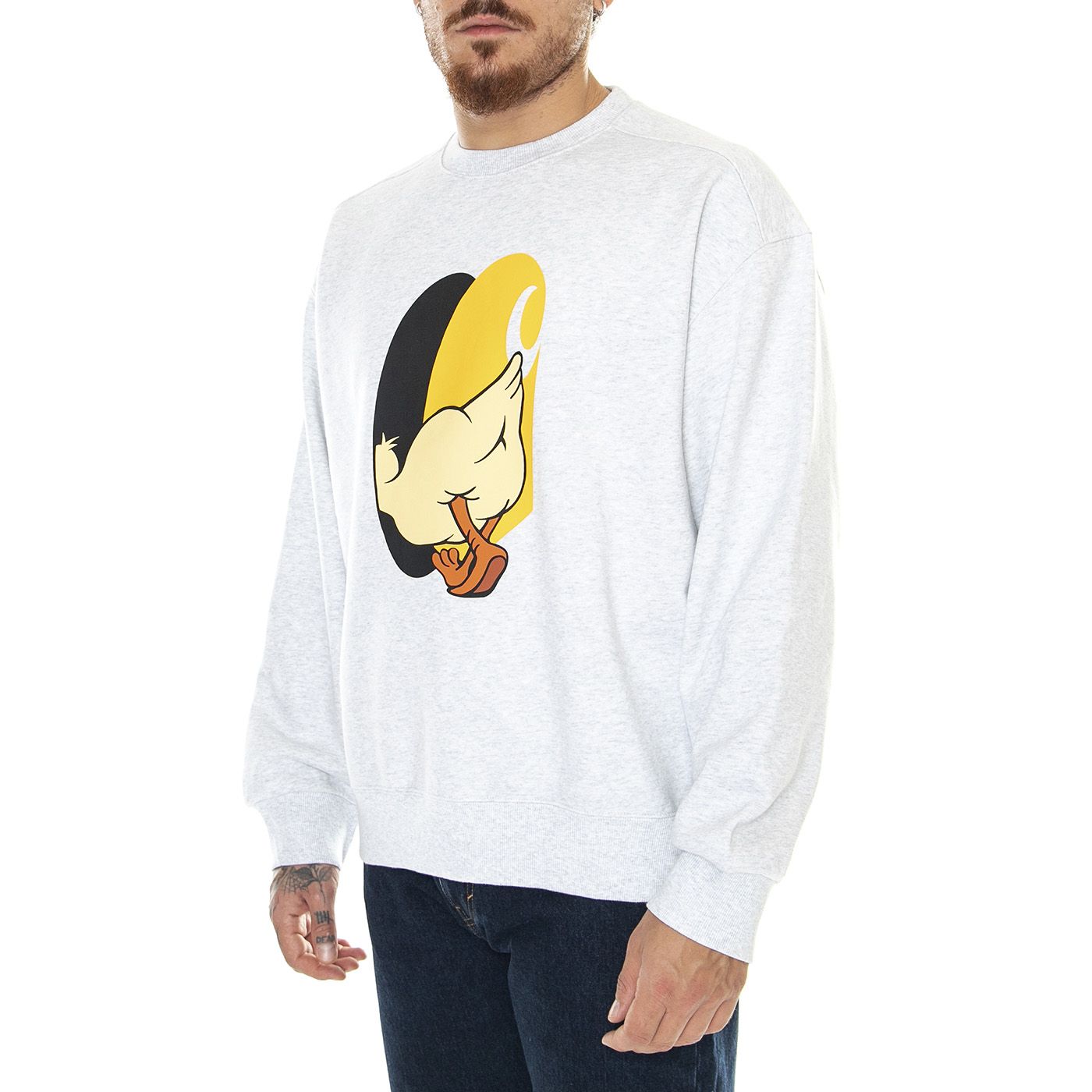 スウェット・トレーナー CARHARTT DEADKEBAB KNOCK KNOCK SWEATSHIRT FK065 CARHARTT]☆DEADKEBAB KNOCK KNOCK SWEATSHIRT (Carhartt