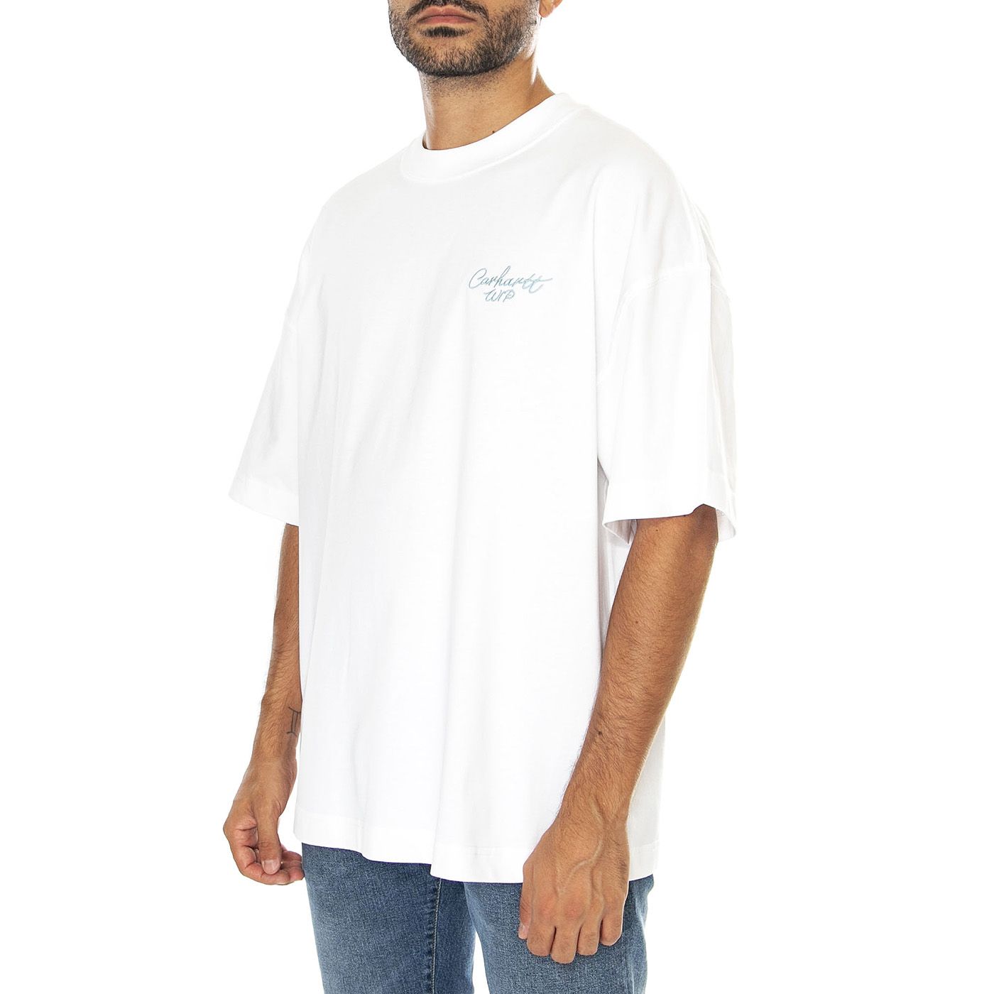 【関税&送料込】Carhartt Wip S S Signature Script T-Shirt Bl Carhartt Signature Script T-Shirt - Black / White | Flatspot