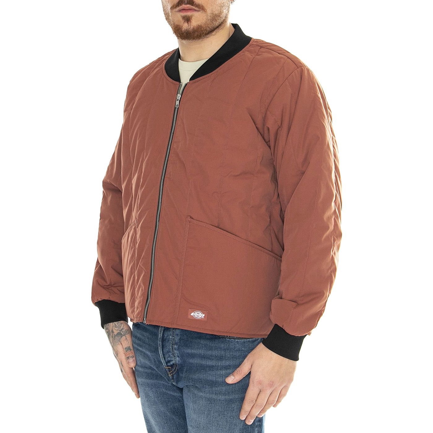 Quilted Jacket Nin Mahogany Giacca Uomo Rossa