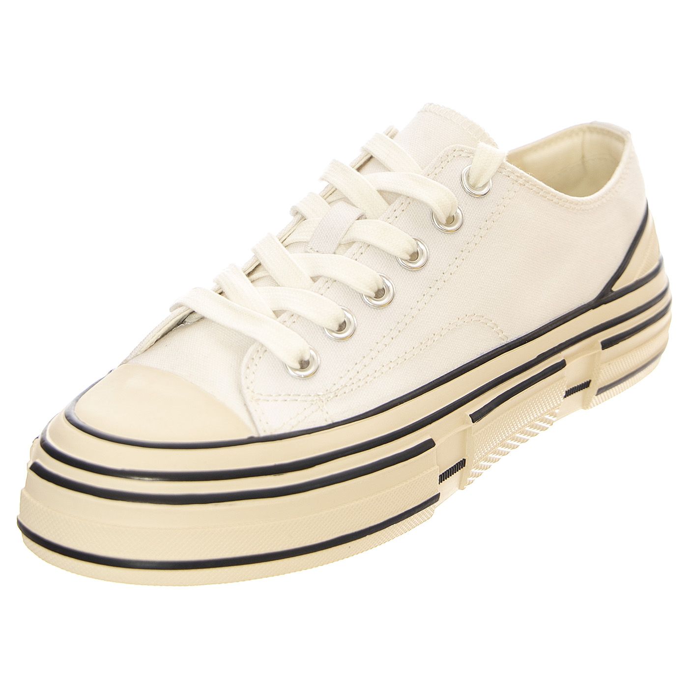 Circumference cable Inspection JC Play Endorphin-H Canvas White Shoes