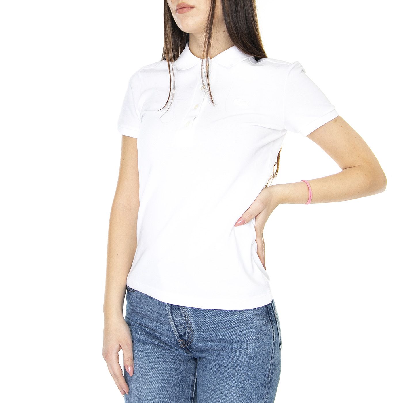 Maglietta M/C 001 - Polo Donna Bianca