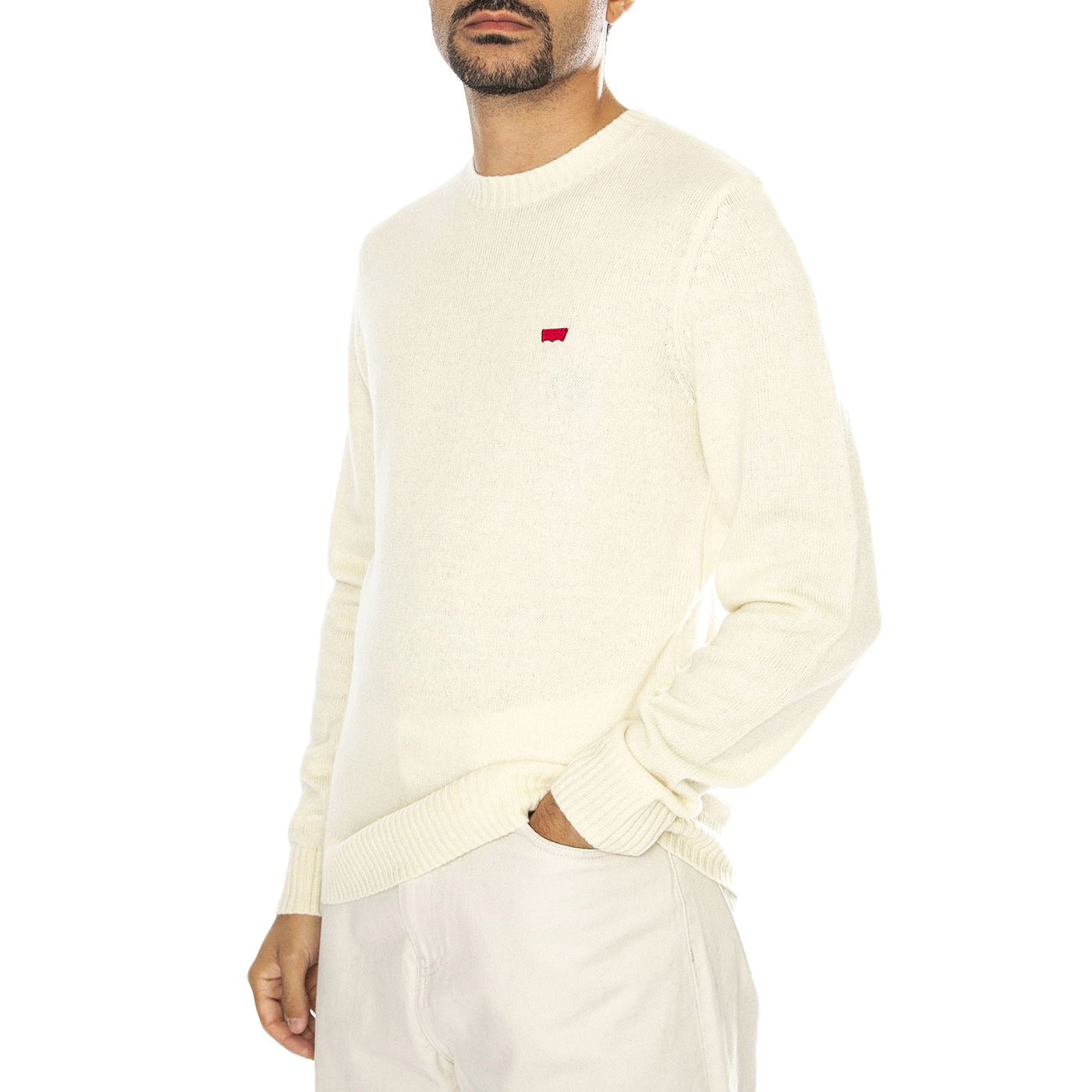 Levis Original HM Sweater Cloud Cream Neutra
