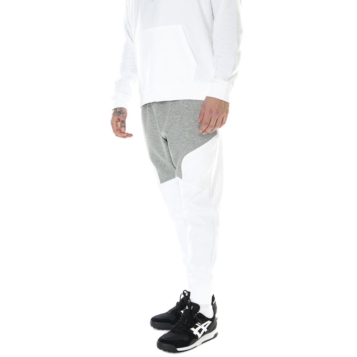 UA Unstoppable Fleece Joggers Multicolored Pantaloni Uomo Bianchi